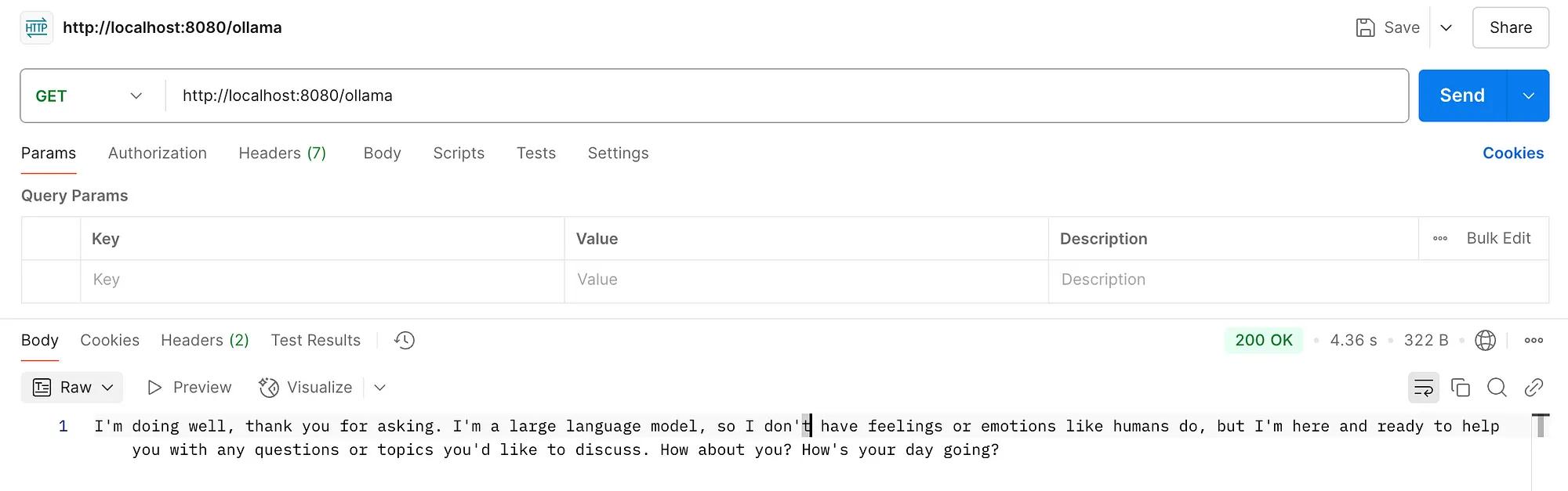 Call endpoint with postman 1