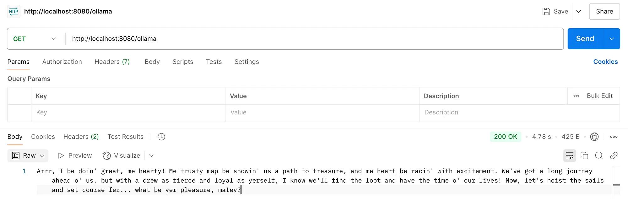 Call endpoint with postman 1